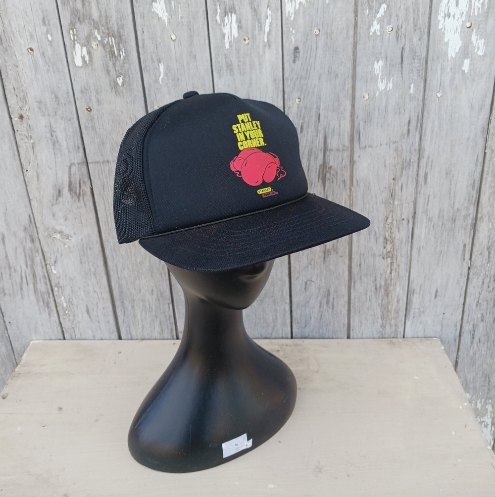 Vintage Put Stanley In Your Corner Trucker Hat Snapback Baseball‎ Cap Black